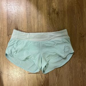 Light Blue Lululemon Speed Up Short 2.5”